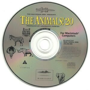 10/$25🦋 The San Diego Zoo Presents The Animals! 2.0 CD-ROM for Mac
